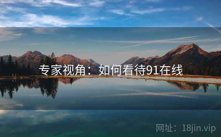 专家视角：如何看待91在线