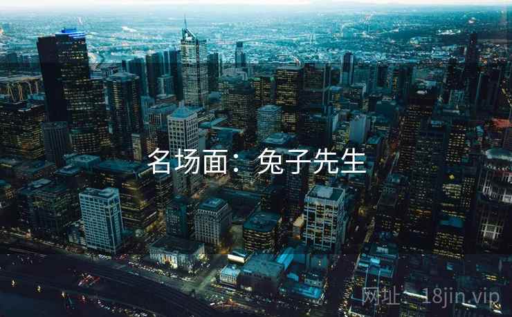 名场面：兔子先生